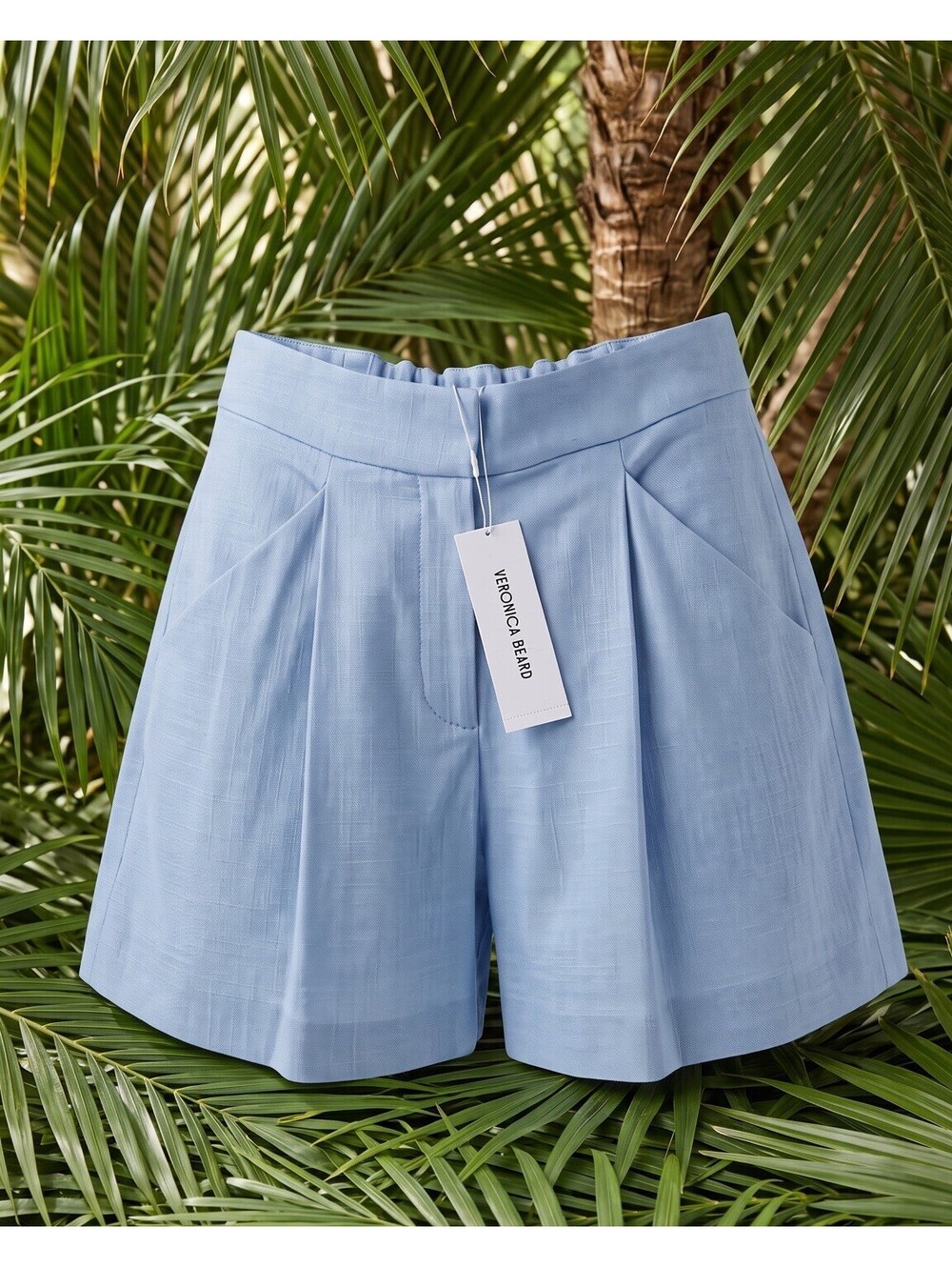 $378 Veronica Beard Women’s Elbe Shorts in Bluebell Size 4